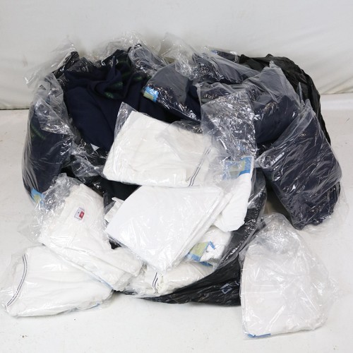 441 - Quantity of unused clothing, with company logos on.