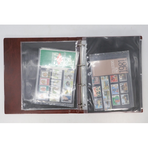 302 - Assorted presentation packs 70's-90's, stock album of Queen Elizabeth and other GB stamps, FDCs etc.