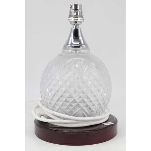 338 - Galway Irish crystal side lamp