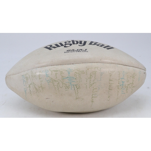 354 - Vintage Welsh signed rugby ball