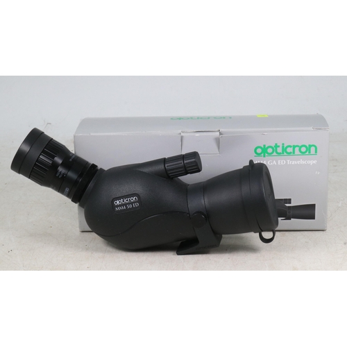 7 - A near new boxed Opticron MM4 50 ED Monocular.