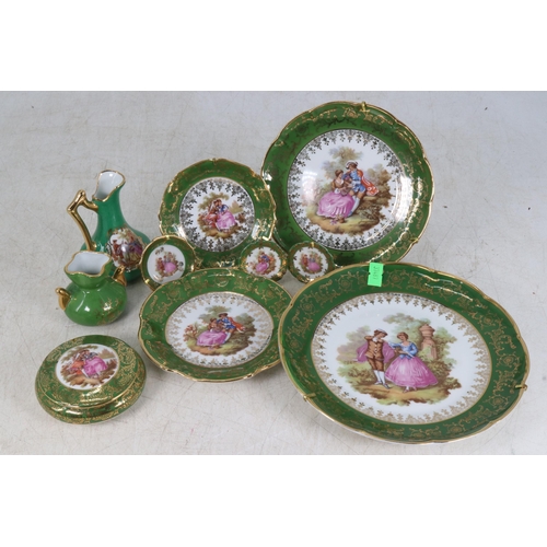 27 - Selection of Limoges porcelain trinkets and dishes