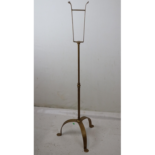 38 - Oxidised brass hat stand / display stand