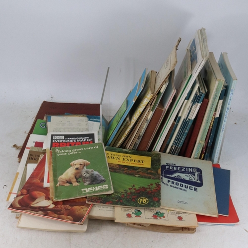 45 - A carton of sheet music and music books.