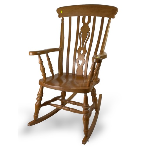 61 - Pine country rocking chair