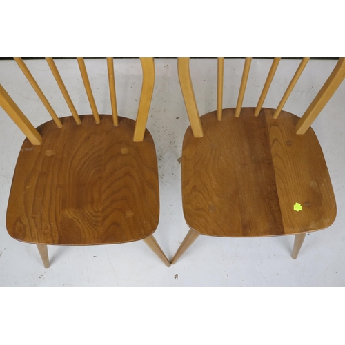 103 - Vintage formica topped kitchen table and two chairs