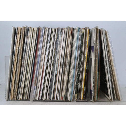 268 - A carton of circa 100 Jazz and other LPs.