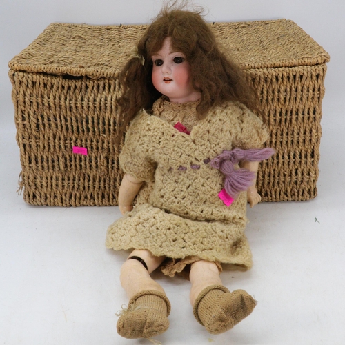 75 - Armand Marseille 390 Bisque head doll (approx. 47cm tall)