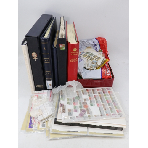 135 - Quantity of assorted stamp interest, accumulation, albums, assorted