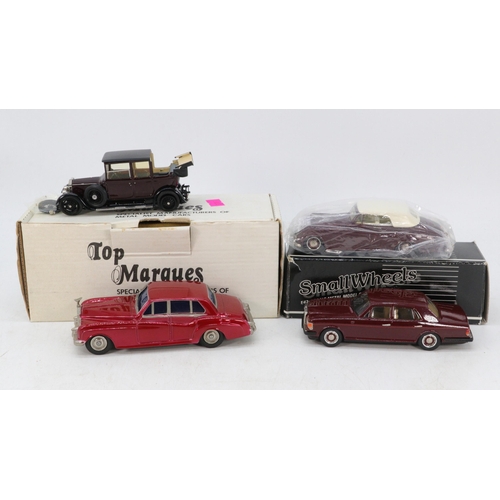 200 - Four Rolls-Royce models by Top Marques, Sakura and two by Western Models