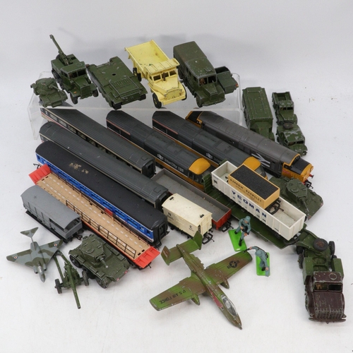 240 - Selection of loose 00 Gauge Hornby Intercity together with a quantity of diecast etc.