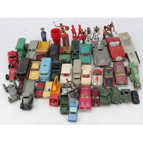 198 - Selection of vintage diecast vehicles including Corgi, Tri-ang and others