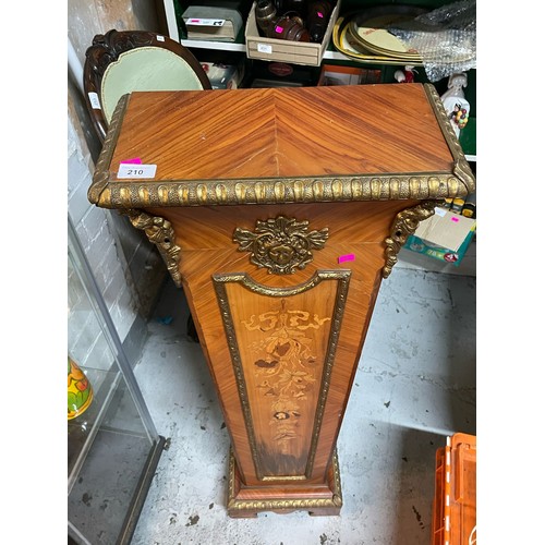 210 - French Kingswood and gilt decorated Bracket clock stand