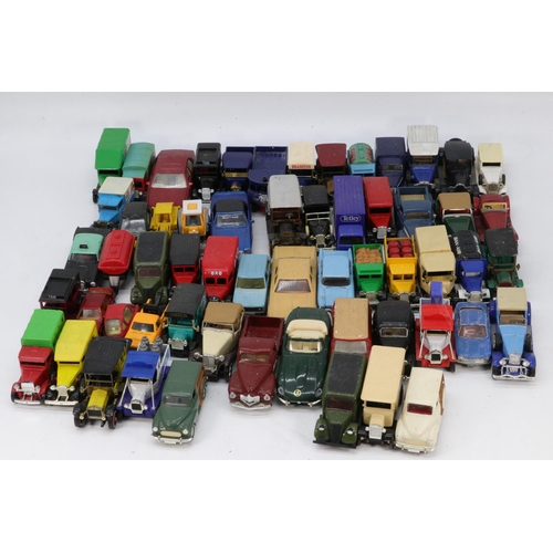 424 - Two crates of assorted diecast vehicles including Lledo, Vanguards and others.