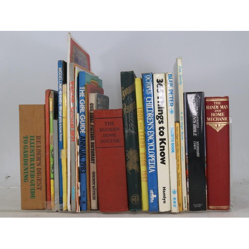 223 - A selection of books to include Childrens, guide books, magazines Latin-English dictionary by Willia... 