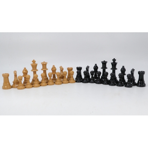 93 - Vintage chess set complete in Jaques box