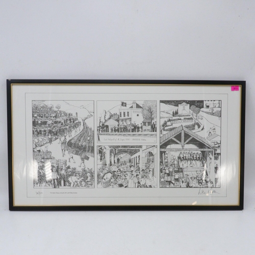 252 - William Rushton framed limited edition print 34/500