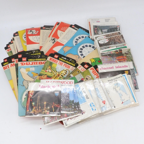 262 - Quantity of viewmasters together with many slide packs, some unused (crate not included)