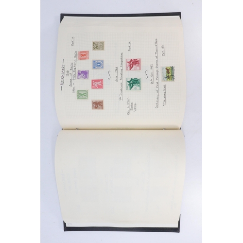 338 - A Stanley Gibbons Devon album of commonwealth and GB together with FDC silk issues from Feb 82 to Ju... 