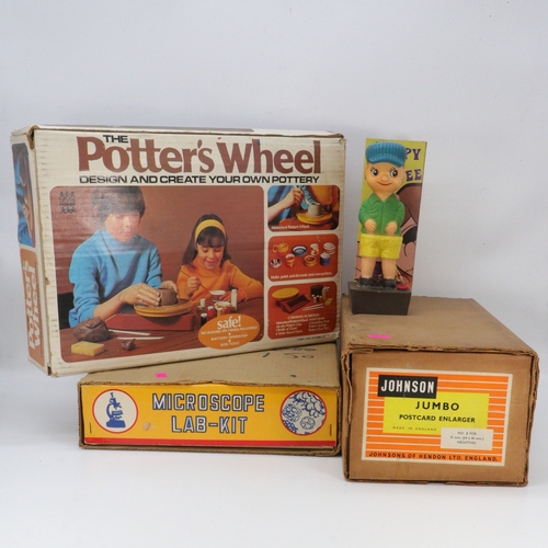 359 - Selection of games, potters wheel, future scientist weepy the wee wee etc - crates not included