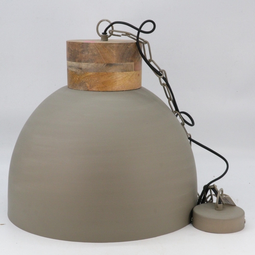 361 - Industrial style ceiling lamp approx. 40cm wide