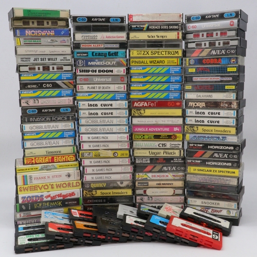 375 - Vintage selection of spectrum / Sinclair games cassettes