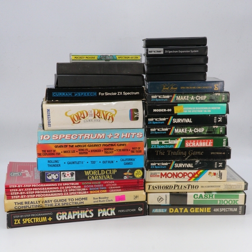 375 - Vintage selection of spectrum / Sinclair games cassettes