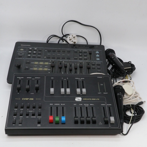 432 - Panasonic digital av mixer WJ AVE5 together with a Circuits 2000 CVSP 256 mixer (Trade Spares and Re... 