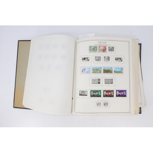 544 - A stamp interest large album British Africa, another similar, another large album India (slim conten... 