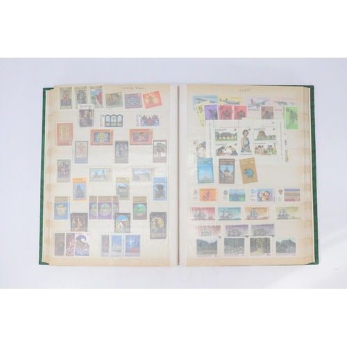 544 - A stamp interest large album British Africa, another similar, another large album India (slim conten... 