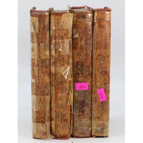 228A - The Works of Flavius Josephus in four volumes, noted tatty condition