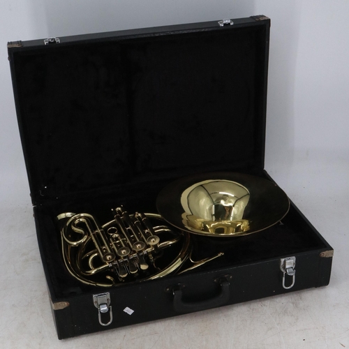 213 - French horn (cased)