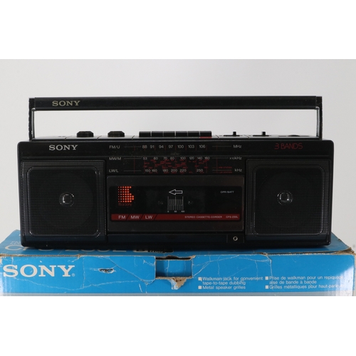 69 - A Sony CFS230L radio/tape player in original box (TRADE SPARES AND REPAIRS)