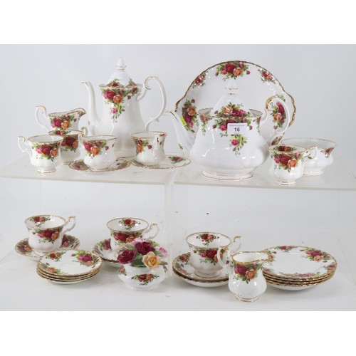 16 - Royal Albert Country roses tea wares