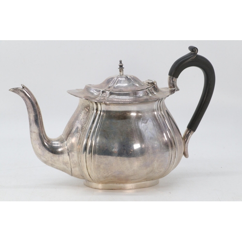 1 - Silver hallmarked tea pot (approx. weight 690g)