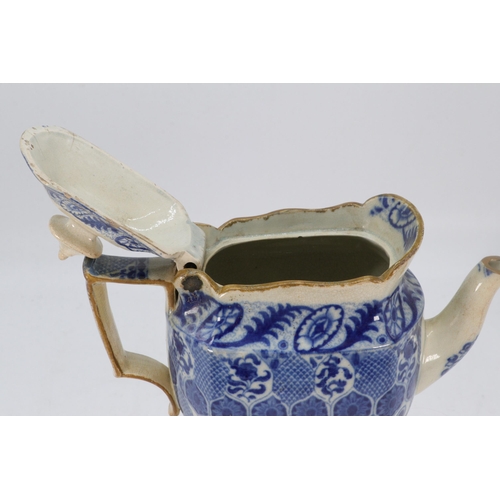 53 - 18th Century teapot with hinged lid