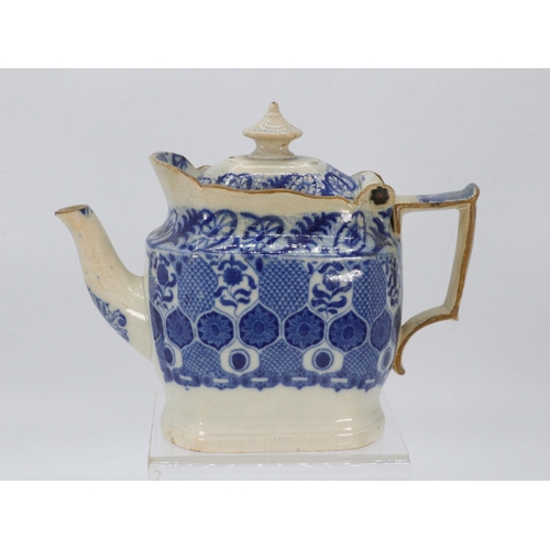 53 - 18th Century teapot with hinged lid