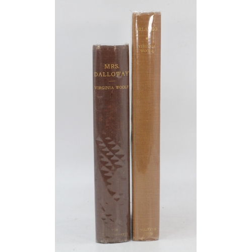 92 - Virginia Woolf; Orlando 1928 first edition missing dust jack but has protective film around cover, t... 