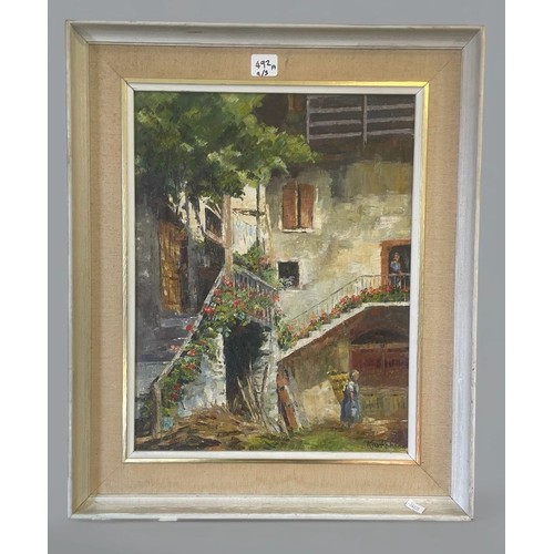 507 - Kay Robson signed oil on canvas, 