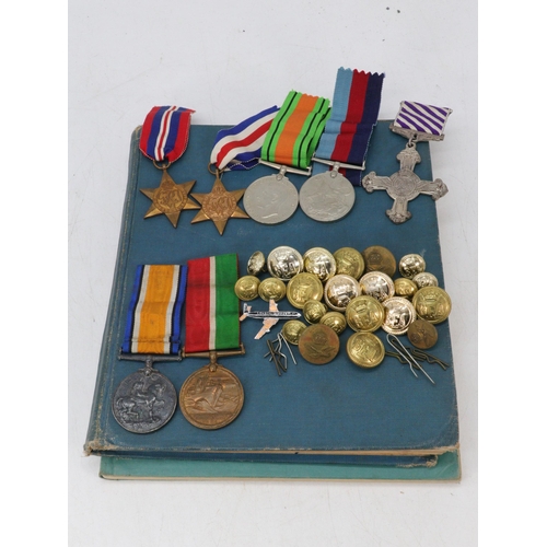 159 - DFC WW2 medal group awarded to Pilot Desmond William Martin who piloted in 619 and 189 Squadron. Tog... 