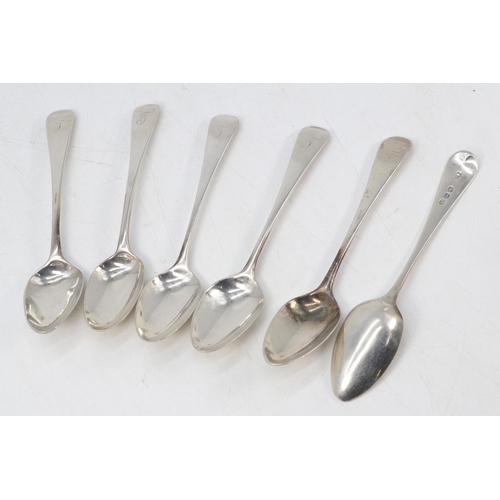 17 - six silver hallmarked spoons made by William Bateman (approx. weight 130g)