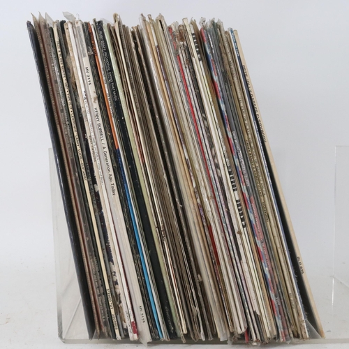 12 - Approx. 50 Jazz LPs including Byrd, Pete Jolly, Grappelli etc..