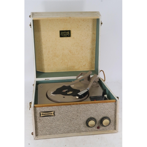 153 - Dansette record player in case model Gavard