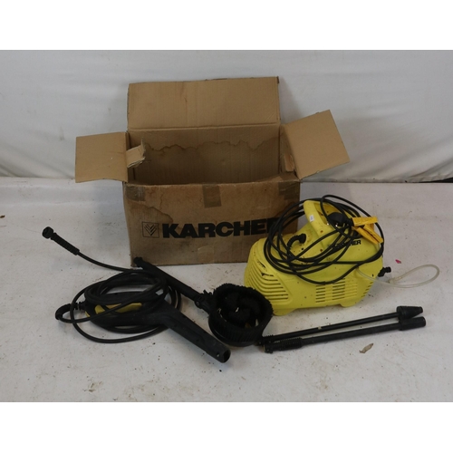 173 - A Karcher pressure washer. Untested. Trade - spares or repairs