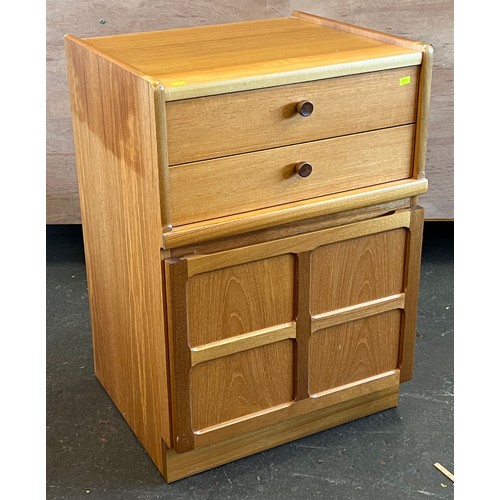 191 - Nathan two drawer side cabinet with cupboard under