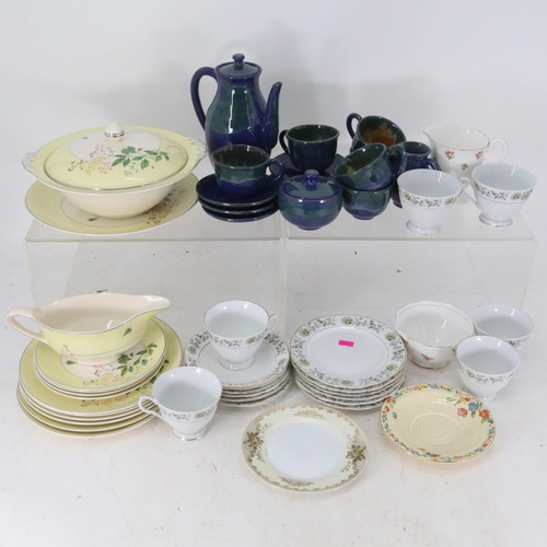 201 - Selection of assorted ceramic and stoneware tea and table wares