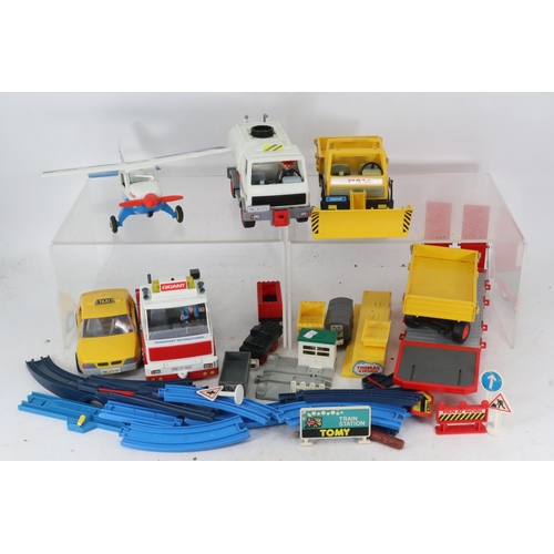 275 - Large quantity of loose Playmobil, Cars, bus, planes all sorts