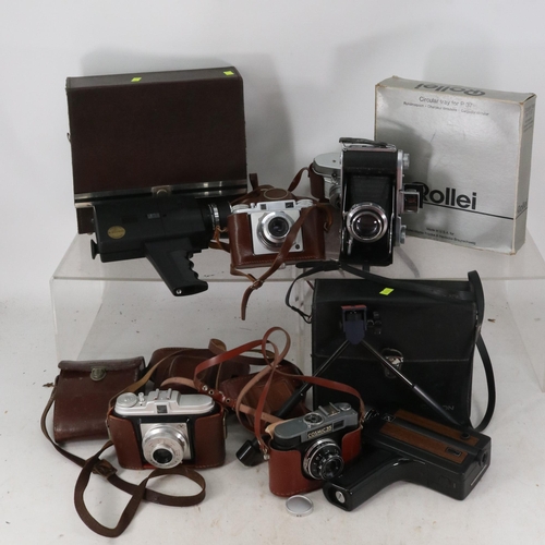 269 - Selection of camera and camera parts