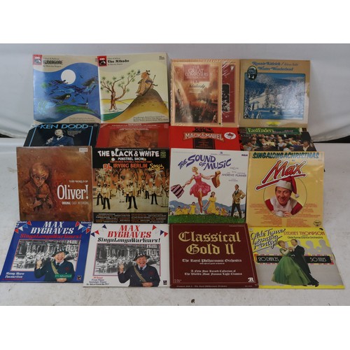 191A - Two cases of Lp's together with several box sets, easy listening, classical etc