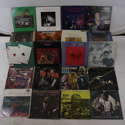 142 - Approx. 50 Jazz LPs to include Stan Getz, Crusaders, Saran Ferret etc..